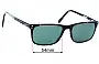 Sunglass Fix Replacement Lenses for Barkers  B109 - 54mm Wide 
