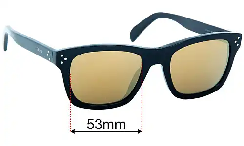 Celine CL 50079I Ersatzlinsen 53mm wide 