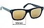 Sunglass Fix Ersatzgläser für Celine CL 50079I - 53mm Wide 