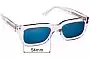 Sunglass Fix Replacement Lenses for StreetX Zion - 54mm Wide 