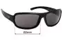 Sunglass Fix Replacement Lenses for Smith Drop Tactical - 66mm Wide 