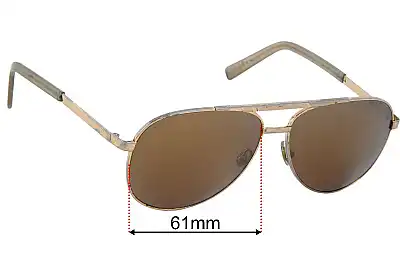 Maui Jim MJ831 Seacliff Ersatzgläser 61mm wide 