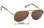Sunglass Fix Ersatzgläser für Maui Jim MJ831 Seacliff - 61mm Wide 