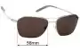 Sunglass Fix Replacement Lenses for Mosley Tribes Bullitt - 56mm Wide 