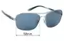 Sunglass Fix Verres de Remplacement pour Oakley Sanctuary OO4116 - 58mm Wide 