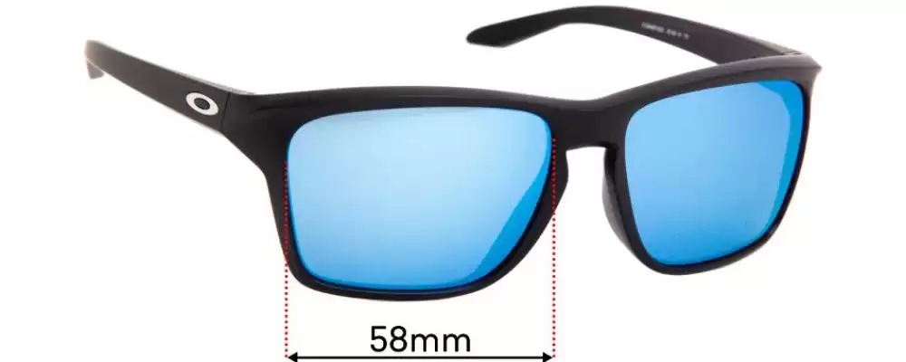 Oakley Sylas OO9448F ((Low Bridge Fit) 58mm Replacement Lenses