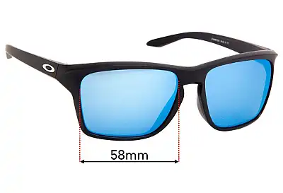 Oakley Sylas OO9448F ((Low Bridge Fit) Replacement Lenses 58mm wide 