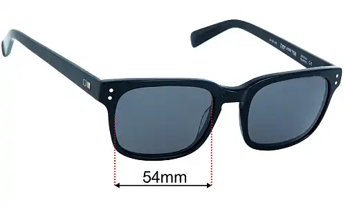 Sunglass Fix Replacement Lenses Otis Time Horizon - 54mm Wide 