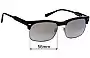 Sunglass Fix Replacement Lenses for Ottoto Jennings - 56mm Wide 