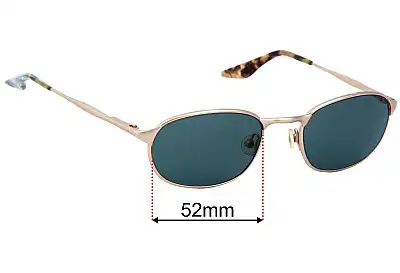 Ray-Ban B&L W2842 Replacement Lenses 52mm wide 
