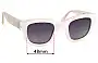 Sunglass Fix Verres de Remplacement pour Acne Studios Pearlescent Square Frames - 48mm Wide 