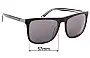 Sunglass Fix Replacement Lenses for Alex Perry AP Men Sun Rx 11 - 57mm Wide 