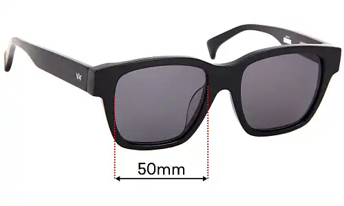 Sunglass Fix Replacement Lenses for AM Eyewear Dano - 50mm Wide 
