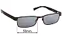 Sunglass Fix Replacement Lenses for Armani Exchange AX 1009 - 53mm Wide 