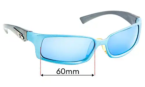 Sunglass Fix Replacement Lenses for Arnette AN3038 - 60mm Wide 
