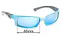 Sunglass Fix Replacement Lenses for Arnette AN3038 - 60mm Wide 