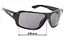 Sunglass Fix Ersatzgläser für Arnette Bluto AN4136 - 69mm Wide 