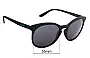 Sunglass Fix Replacement Lenses for Arnette Chenga R AN4241 - 55mm Wide 