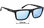 Sunglass Fix Replacement Lenses for Arnette Deep Ellum AN4262 - 55mm Wide 
