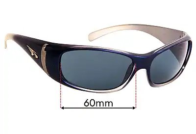Arnette Scheme AN4075 Replacement Lenses 60mm wide 