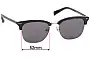 Sunglass Fix Ersatzgläser für Bailey Nelson  Bronte - 52mm Wide 