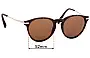 Sunglass Fix Replacement Lenses for Bailey Nelson  Circle Games - 52mm Wide 