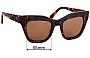 Sunglass Fix Replacement Lenses for Bask Eyewear Dusk - 50mm Wide 