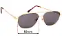 Sunglass Fix Ersatzgläser für Ben-Glo  Exclusive 53 - 58mm Wide 