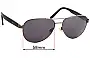 Sunglass Fix Replacement Lenses for Bill Bass Earl - 58mm Wide 