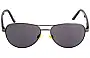 Bill Bass Earl Replacement Sunglass Lenses - 58mm Wide Front View 