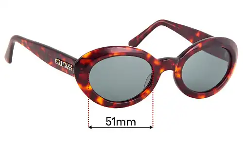 Sunglass Fix Replacement Lenses for Bill Bass 2953 - 51mm Wide Sunglass Fix Replacement Lenses for Bill Bass 2953 - 51mm Wide
