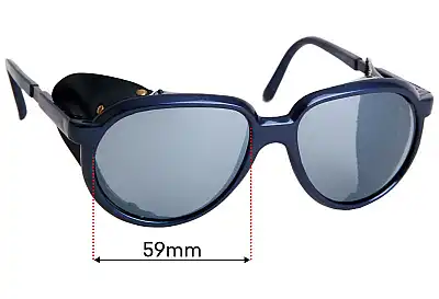 Bolle IREX 100 Ersatzgläser 59mm wide 