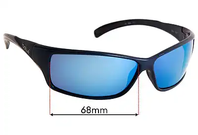 Bolle Slice Ersatzgläser 68mm wide 