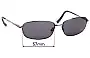 Sunglass Fix Replacement Lenses for Brooks Brothers BB 338S - 57mm Wide 