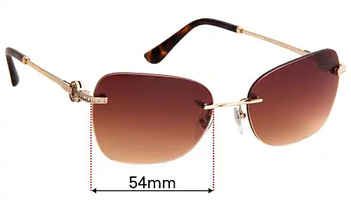 Sunglass Fix Verres de Remplacement pour Bvlgari 2216-B - 54mm Wide 