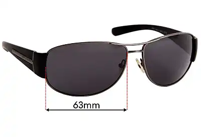 Bvlgari 5007 Replacement Lenses 63mm wide 