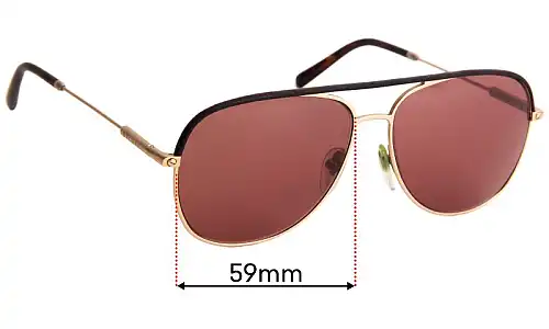 Sunglass Fix Replacement Lenses for Bvlgari 5047-Q - 59mm Wide 