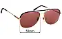Sunglass Fix Replacement Lenses for Bvlgari 5047-Q - 59mm Wide 