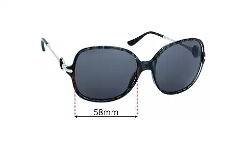 Bvlgari 8087 Lentilles de Remplacement 58mm wide 