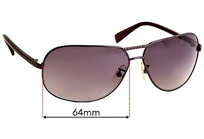 Calvin Klein CK1088S Lentes de Repuesto 64mm wide 
