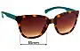 Sunglass Fix Replacement Lenses for Calvin Klein CKJ779S - 55mm Wide 