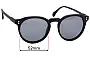 Sunglass Fix Verres de Remplacement pour Cancer Council Bright - 52mm Wide 