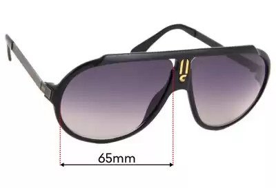 Carrera 5512 Replacement Lenses 65mm wide 