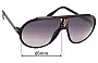 Sunglass Fix Replacement Lenses for Carrera 5512 - 65mm Wide 