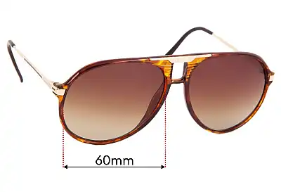 Carrera 5595 Ersatzgläser 60mm wide 