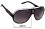 Sunglass Fix Replacement Lenses for Carrera Speedway - 63mm Wide 