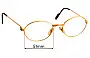 Sunglass Fix Replacement Lenses for Cartier Unknown - 51mm Wide 