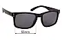 Sunglass Fix Replacement Lenses for Carve Goblin - 55mm Wide 