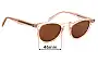 Sunglass Fix Lentes de Repuesto para Celine CL 41401/S - 46mm Wide 