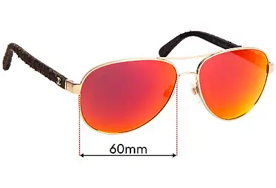 Chanel 4207 Ersatzgläser 60mm wide 